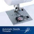 Máquina de coser automatizada para el hogar con enhebrador de agujas automático